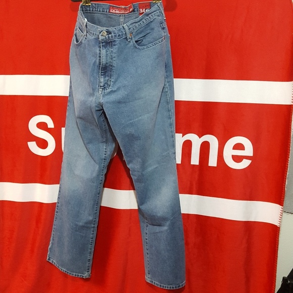 *SOLD*Quiksilver Relaxed Fit Denim Jeans 34x32 - Picture 3 of 6